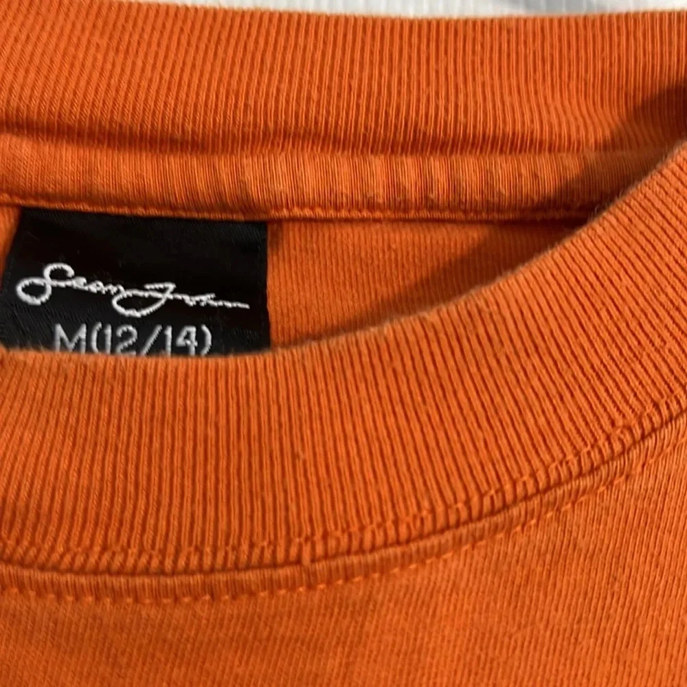 Sean John boys orange tee - size Medium (12/14)